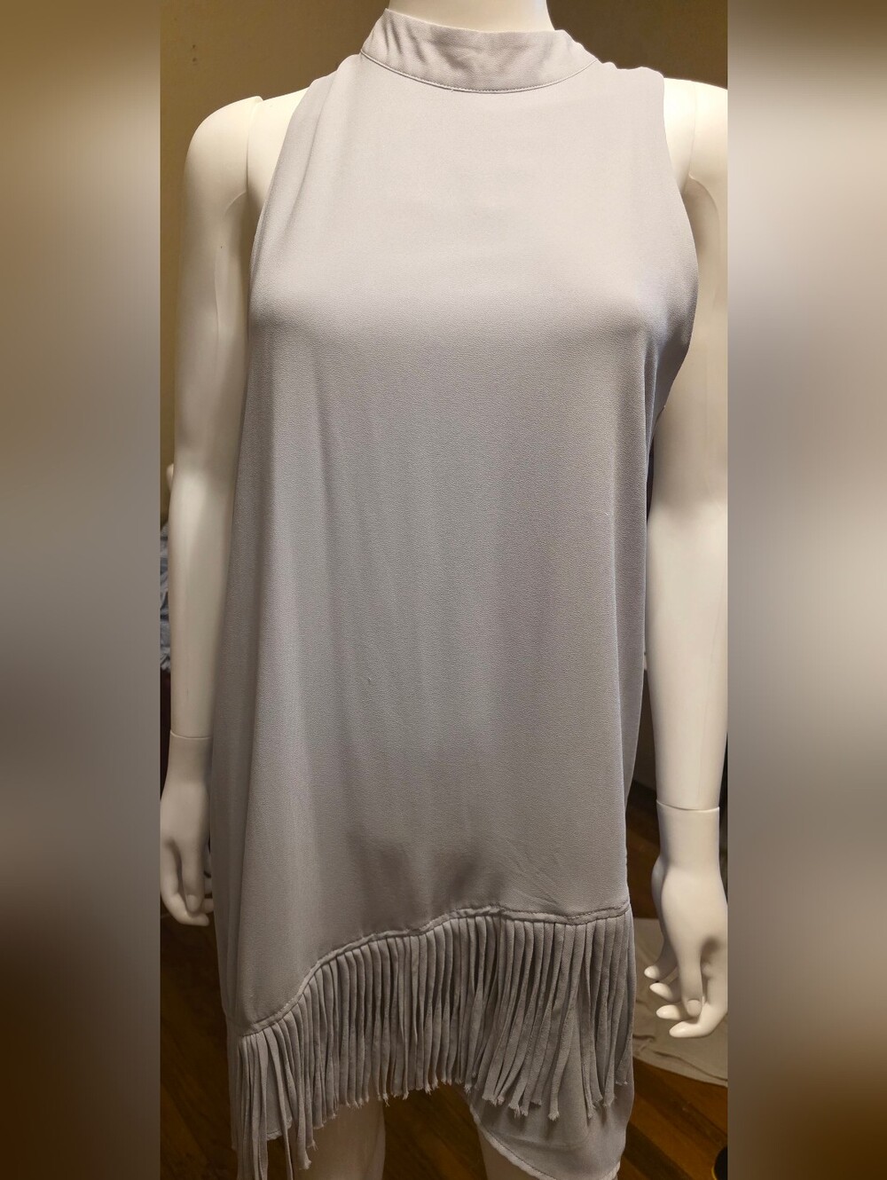 Sleeveless Light Gray Women’s Dress